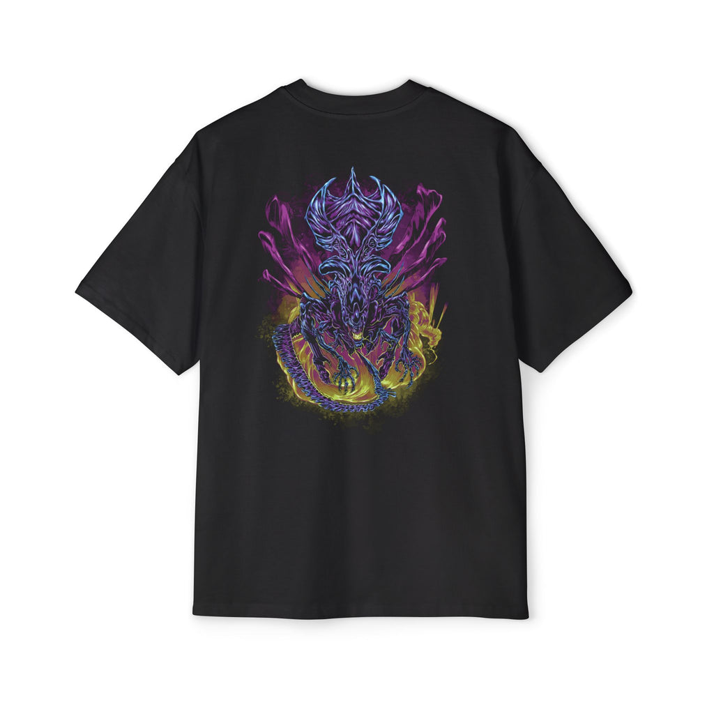 Dragon Back-Printed Oversized Tee