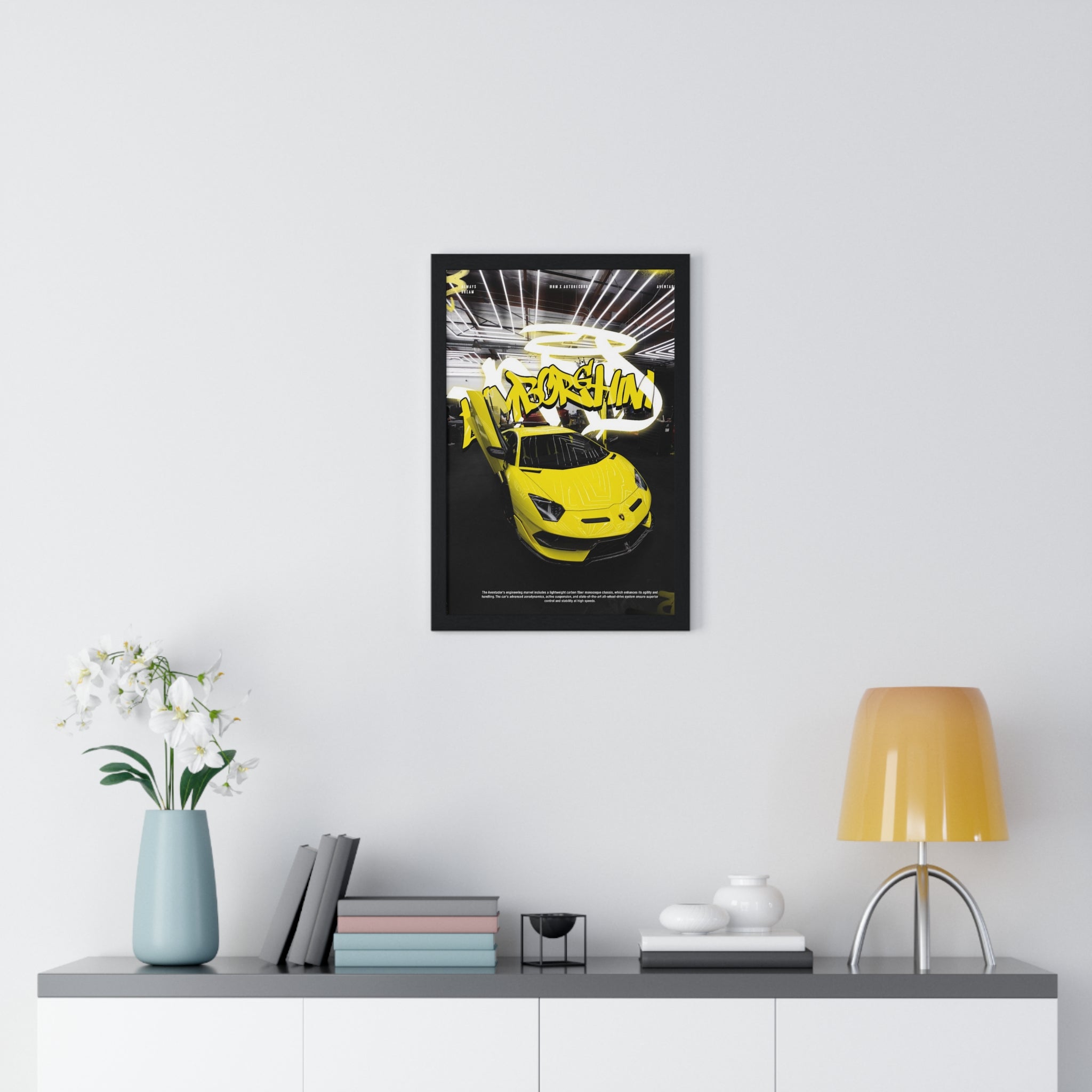 Lamborghini Framed Poster