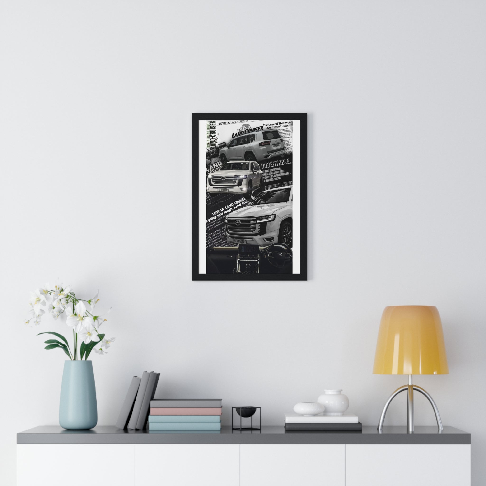 Toyota LC 300 Framed Poster #1