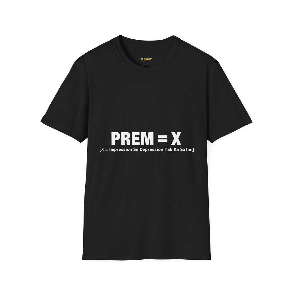 Prem=X Text Fit T-Shirt