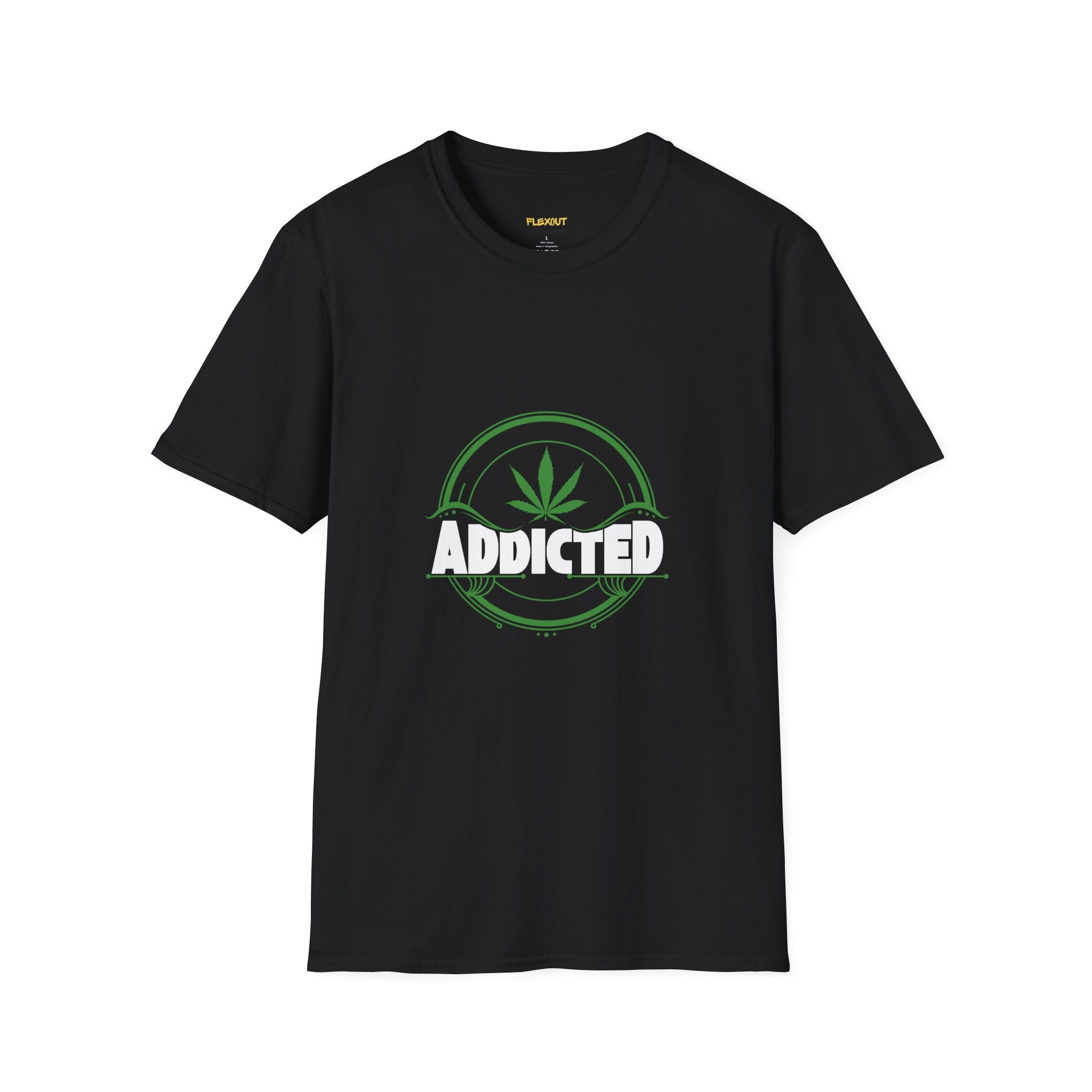 Addicted Text Fit T-Shirt