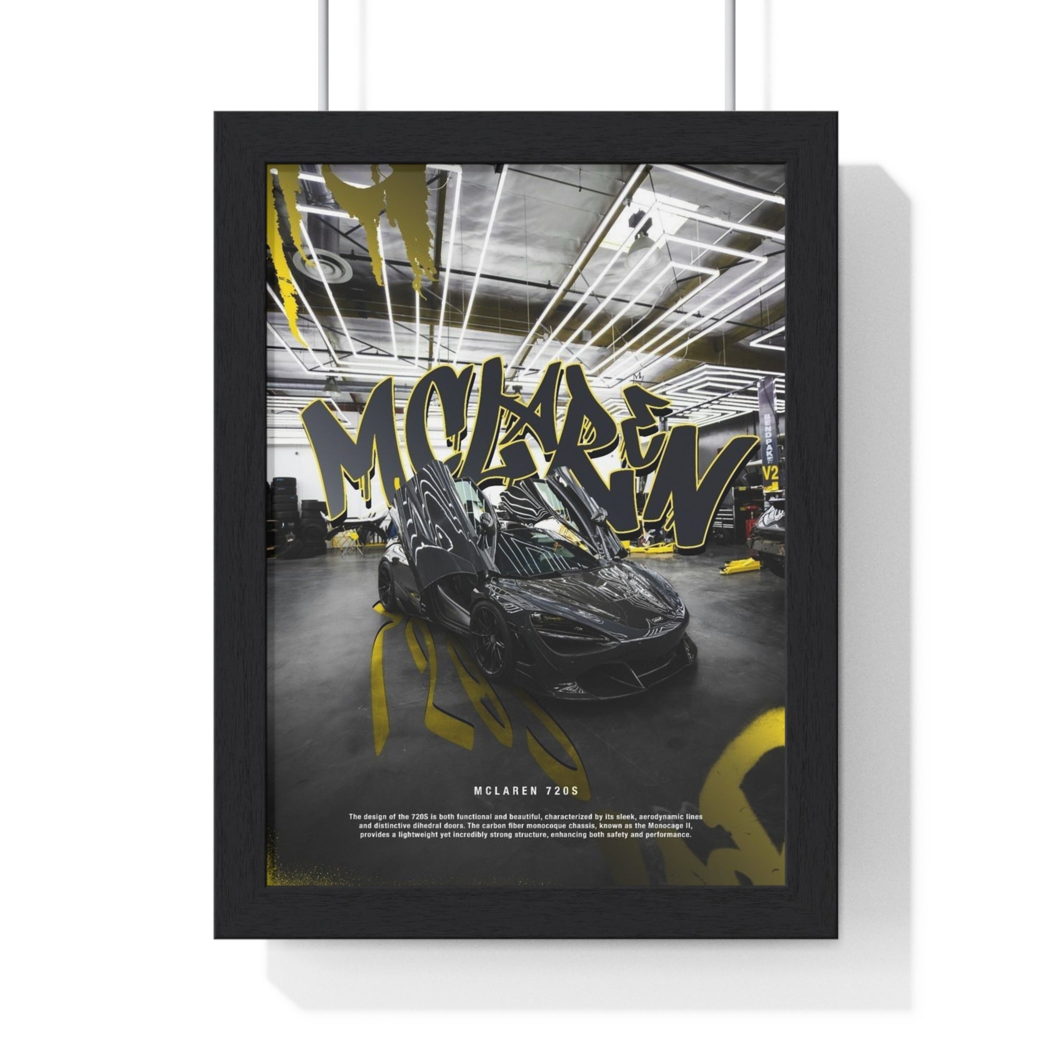 McLaren Framed Poster