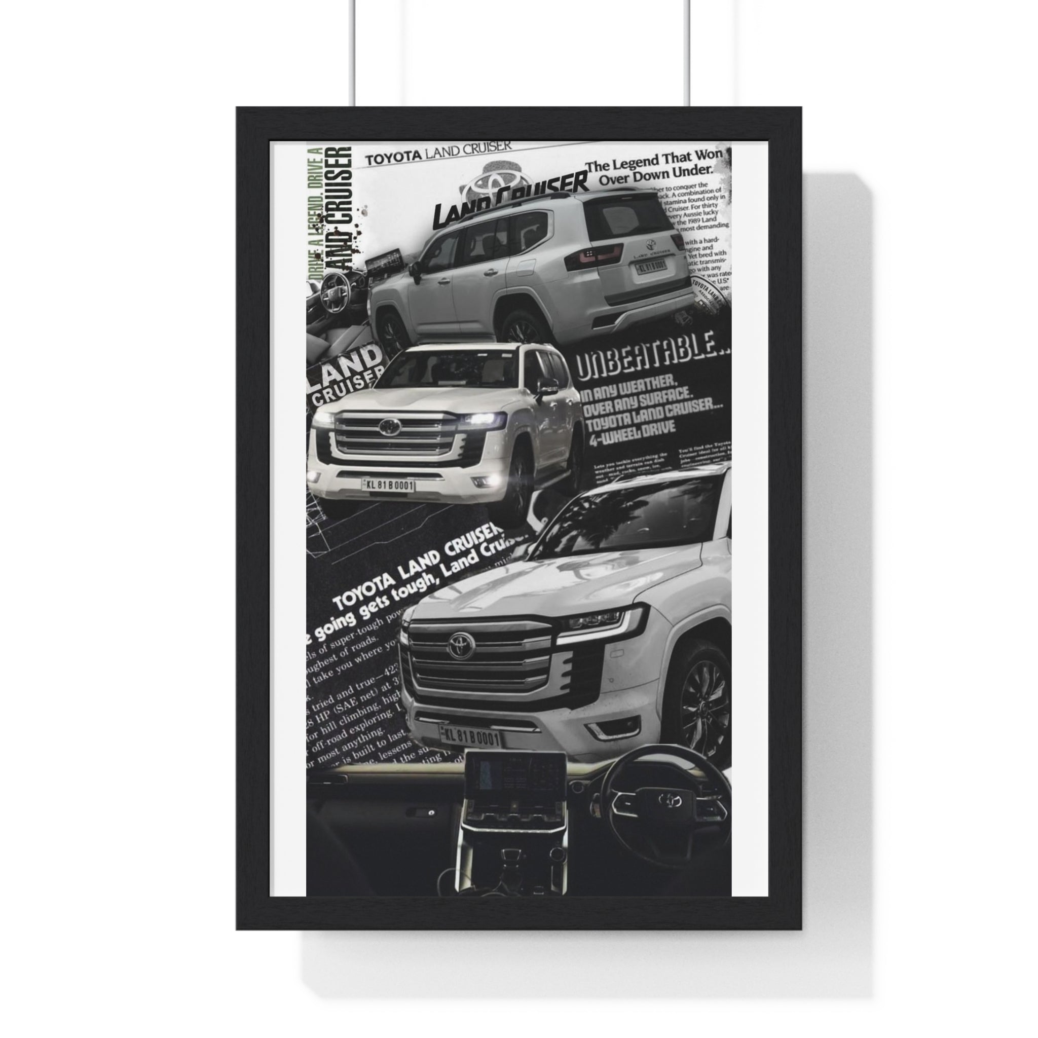 Toyota LC 300 Framed Poster #1