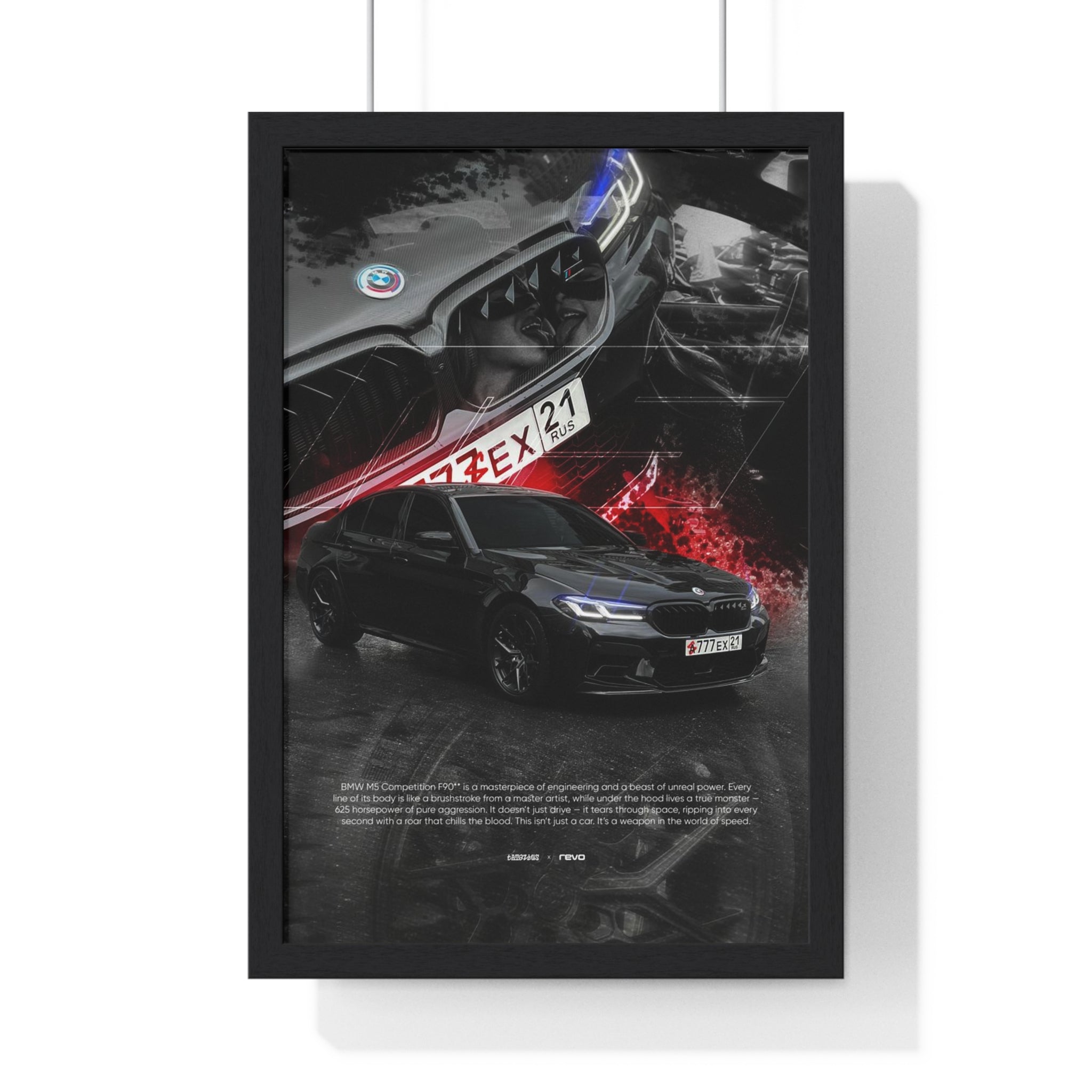 BMW M5 Competition Framed Poster #1
