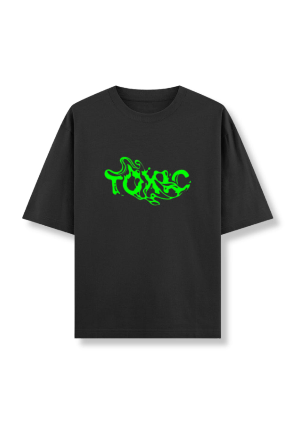 Toxic Skull Oversized Tee