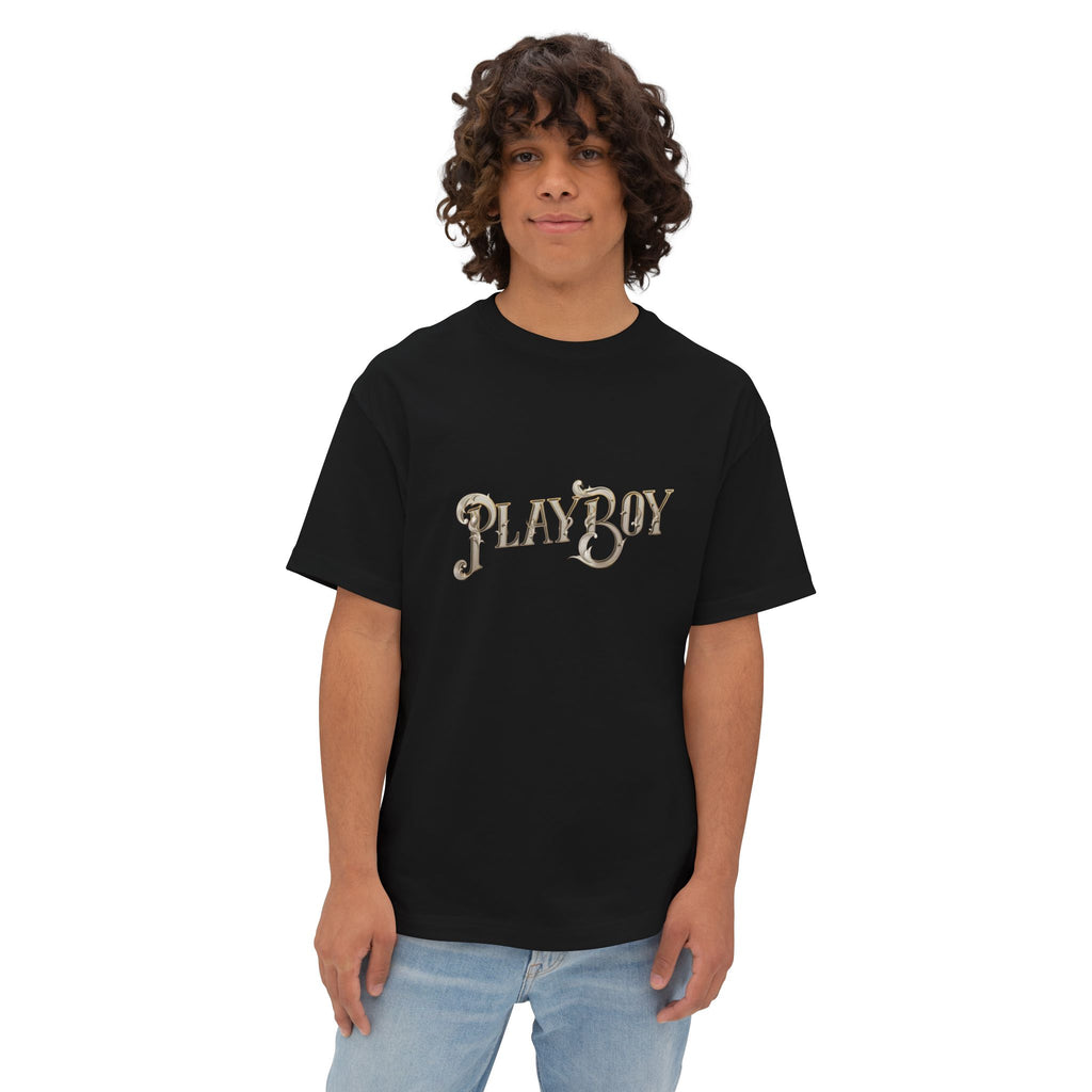 Playboy Front-Printed Oversized Tee