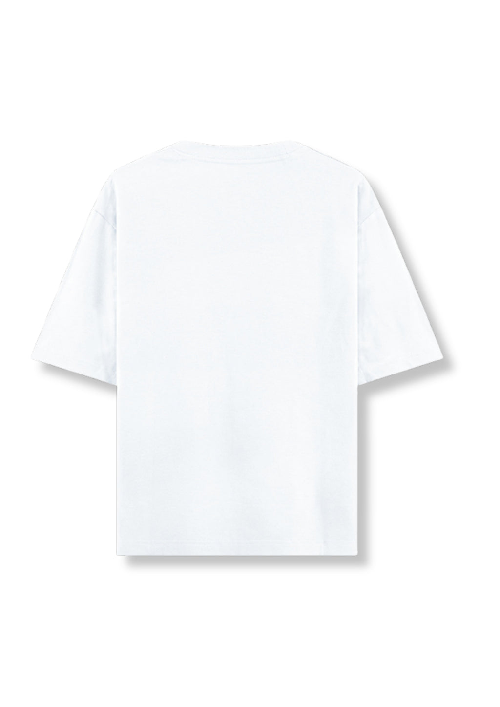 Born Broke Die Rich Front-Printed Oversized Tee